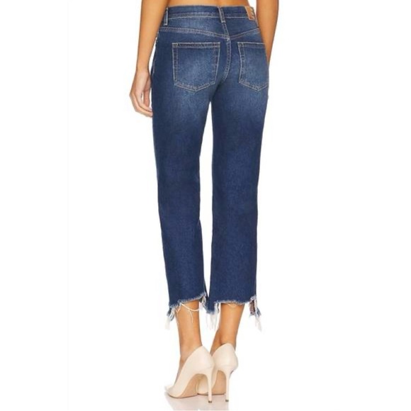 Free People Maggie Mid Rise Straight leg size 27 - Picture 3 of 4